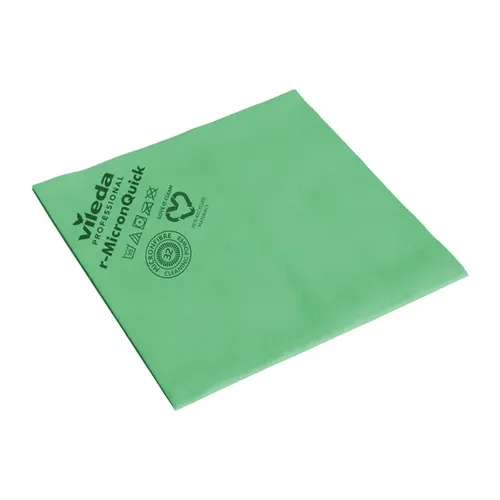 Vileda r-MicronQuick Microfastertuch, grün für beste Reinigungsleistung und Nachhaltigkeit 170637 / 170633