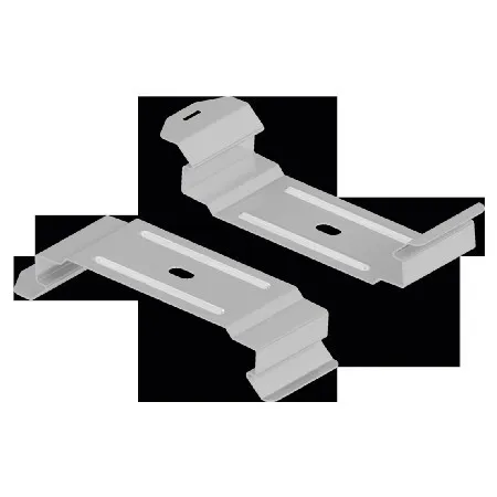 HK865 P Halteklammer varia Befestigung - Robuste Edelstahl-Halteklammern (1 Paar) für die variable Wand- und Deckenbefestigung von Gehäusen, ideal für Haushaltsgroßgeräte.
