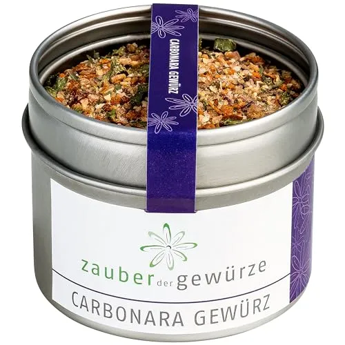 Zauber der Gewürze Carbonara Gewürz - Perfekte Würzmischung für authentische Spaghetti Carbonara, 75 g
