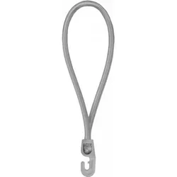 Spanngummi mit Haken in Grau 25 cm