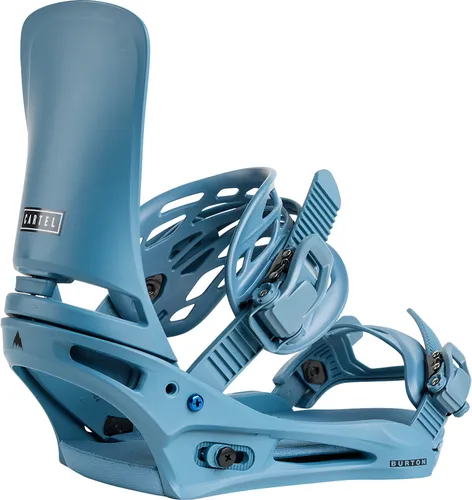 BURTON CARTEL Bindung 2026 bluestone - L - Snowboard Bindungen mit innovativem Hammockstrap 2.0 für optimale Boardkontrolle und maximalen Komfort bei minimaler Ermüdung, ideal für jeden Geländetyp.