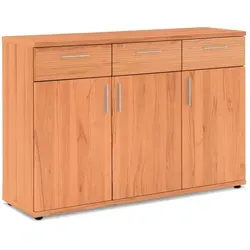 Kommode Atlanta aus Kernbuche - Holz Braun - Elegante Kommode aus hochwertiger Kernbuche, ideal für stilvolle Wohnräume mit viel Stauraum.