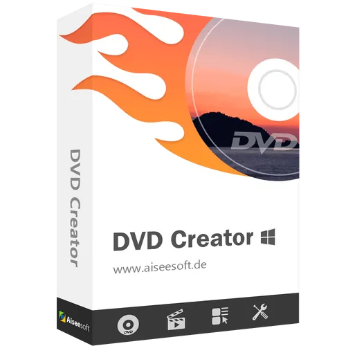 Aiseesoft DVD Creator - Brennsoftware zur Erstellung eigener DVDs, inklusive individueller Menüs und Unterstützung für zahlreiche Videoformate.
