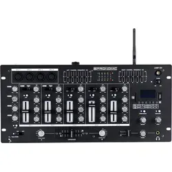 Pronomic DJ Controller DX-165REC MKII - 5-Kanal DJ-Mixer mit Bluetooth - DJ-Controller mit USB/SD-Player und Talkover-Funktion, ideal für professionelle DJs und Veranstaltungen.