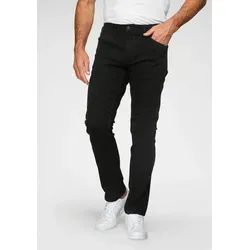 Wrangler Herren-Jeans Straight - Regular Fit, zeitlose Eleganz und perfekte Passform für jeden Anlass, Farbe: Black Rinse
