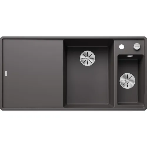 Blanco Axia III 6 S-F Granitspüle mit Ablauffernbedienung - Sanitäranlagen & Zubehör, ergonomisches Design für fließende Arbeitsabläufe und platzsparende Montage.