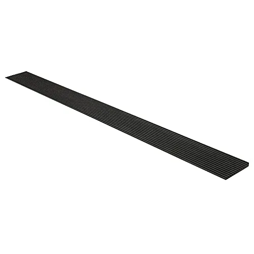 Rampe aus Gummi Auffahrrampe Bordsteinrampe Rollstuhlrampe Auffahrkeil Türschwellenrampe Schwellenrampe Auffahrhilfe Stufenrampe Höhe von 8 mm Kingpower