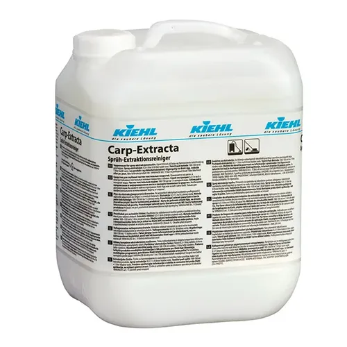 Kiehl Carp Extracta Sprühextraktionsreiniger 10 L - Sprühextraktionsreiniger für Teppiche, bietet fasertiefe Reinigung und entfernt effektiv Schmutz sowie Hausstaubmilben, auch mit Textilpad anwendbar.