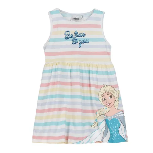 Kleid Single Jersey Frozen Mehrfarbig - 5 Jahre - Stylisches Kleid für Mädchen im Frozen-Design, aus 100% Baumwolle für hohen Tragekomfort. Ideal für den Alltag und besondere Anlässe.