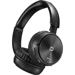 SWISSTEN Drahtlose Kopfhörer TRIX - Schwarz - Kopfhörer mit Bluetooth 4.2, FM-Radio und Micro-SD-Steckplatz. Genießen Sie 8 Stunden kabellosen Musikgenuss mit ultra-gepolsterten Ohrpolstern für maximalen Komfort.