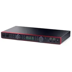 Focusrite Scarlett 18i20 4th Gen USB-Audio-Interface - Audio-Interface für Mehrspuraufnahmen mit 18 Eingängen und 20 Ausgängen, High-Fidelity Aufnahmequalität und umfassende Anschlussvielfalt für professionelle Musikproduktion und Podcasting.