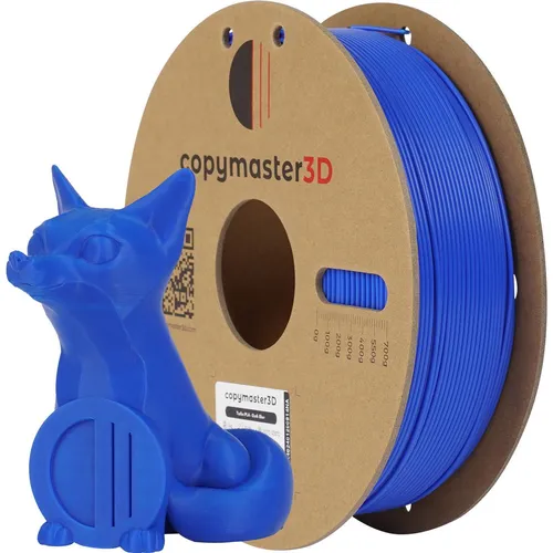 Copymaster3D Turbo PLA Filament for 3D Printer, 1.75 mm, Dark Blue (PLA, 1.75 mm, Blau) (CM-TPLA-009-1-175)