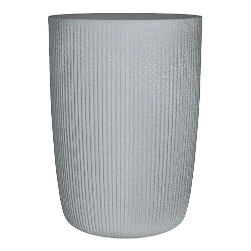 Scheurich Linetto High 54 Blumentopf - Hochgefäß aus recyceltem Kunststoff, modern und elegant für Garten, Terrasse oder Balkon, mit 10 Jahren Garantie.