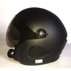 Bores Gensler Kult Jethelm mit Visier, schwarz für Männer - Motorradhelm mit Twin-Shell-System, extrem leicht und sicher, ideal für stilbewusste Fahrer.