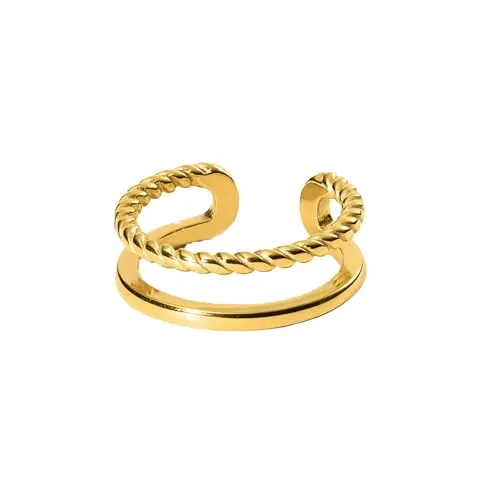 Purelei® Mau Ring Adjustable – Eleganter verstellbarer Ring in Gold, Silber und Roségold - Ringe für Damen, verstellbar für perfekten Sitz und hergestellt aus hochwertigem Edelstahl – ideal für jeden Anlass und perfekt kombinierbar.