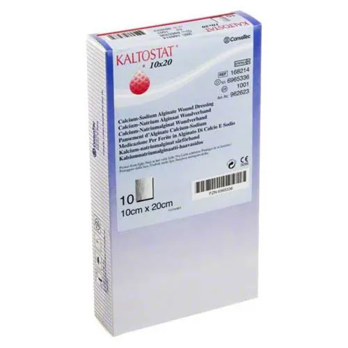 Kaltostat Kompressen 10x20 cm · 1X10 St · PZN 06965336