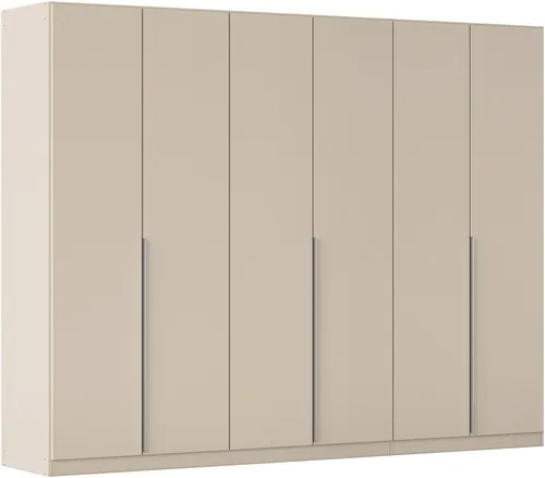 rauch AGORDO Drehtürenschrank - Drehtürenschrank in Beige (Champagner) mit durchdachter Innenausstattung, 5 Einlegeböden und 3 Kleiderstangen, ideal für effiziente Raumnutzung und MADE IN GERMANY.