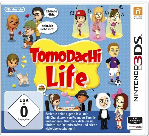 Tomodachi Life - 3DS - Simulation-Spiel für Nintendo 3DS, in dem du bis zu 100 Mii-Charaktere erstellst, die eigene Stimmen und Persönlichkeiten haben. Erlebe skurrile Geschichten und interagiere täglich mit deinen Freunden!