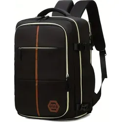 Carla Reiserucksack Onaredus schwarz - Stilvoller Begleiter - Der Carla Onaredus Reiserucksack vereint Funktionalität und Stil. Wasserdicht, mit atmungsaktivem Material und optimaler Organisation dank 2 Hauptfächern und mehreren Innentaschen – ideal für Reisen und den Alltag.