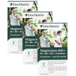 DocMorris Magnesium 400 mg Trio 3X60 St