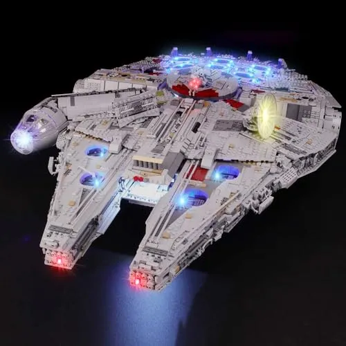 BRIKSMAX Led Beleuchtungsset für LEGO Star Wars Millennium Falcon, Kompatibel Mit Lego 75192 Bausteinen Modell - Ohne Lego Set