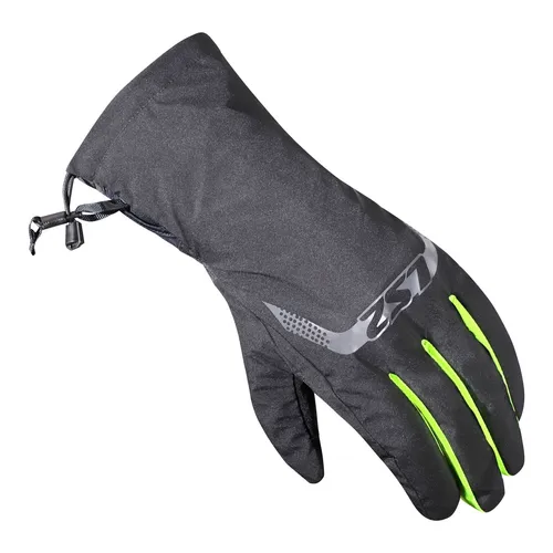 LS2 Thermorain Wasserdichte Motorradhandschuhe in Schwarz-Gelb, Größe XL-3XL - Hochwertige Motorradhandschuhe mit wasserdichtem Inneneinsatz und warmem Graphen-Wärmeliner. Ideal für Fahrten bei jedem Wetter und optimalen Schutz.