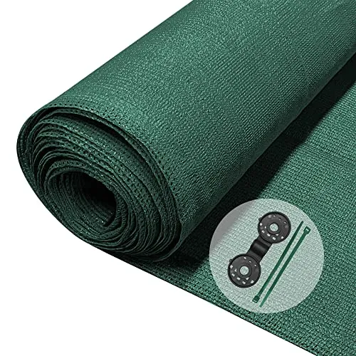VOUNOT® Zaunblende 1×10m - Sichtschutz für Garten und Balkon - Gartensichtschutz aus robustem HDPE-Gewebe mit 85% Beschattungsgrad, UV-resistent und reißfest. Ideal für Zäune, Balkone und Terrassen, schützt vor Blicken und Wetter.