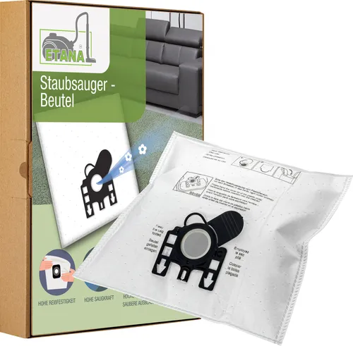 Etana Staubsauger-Beutel kompatibel mit Miele Complete C3 Comfort Total Care I Complete C3 Comfort Total Care Vacuum - 20 Stück Staubbeutel