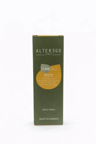 ALTER EGO CUREGO Silk Blend Oil 50 ml - Haaröl für geschmeidiges, glänzendes Haar, bändigt krauses Haar und regeneriert strapazierte Strähnen mit wertvollem Arganöl.