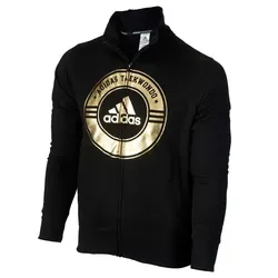 adidas Community Taekwondo-Jacke Circle Schwarz/Gold - Größe S - Stylische Taekwondo-Jacke mit modernem Schnitt und bequemen Material. Ideal für Training und Freizeit, sorgt für einen sportlichen Look. Mit dezentem adidas Logo für zusätzlichen Style.
