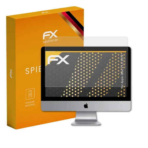atFoliX Panzerfolie für Apple iMac 21,5 2019 Schutzfolie matt&stoßfest Folie