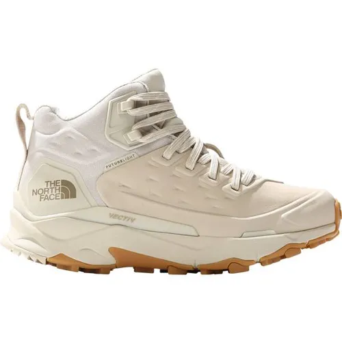 The North Face W Vectiv Exploris Mid Futurelight Sandstone/Gardenia White 6,5 - Wanderschuhe mit VECTIV-Technologie für maximale Kraftübertragung und optimalen Halt. Wasserdichtes FUTURELIGHT-Material und griffige SurfaceCTRL-Außensohle sorgen für Komfort und Sicherheit im Gelände.