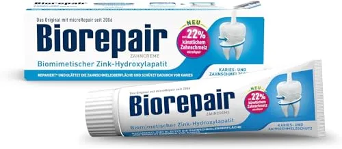 Biorepair Total Protection DE 75ml - Zahnpasta mit patentierter Microrepair-Technologie zur Unterstützung der Zahnpflege. Sie hilft, mikroskopische Kratzer im Zahnschmelz zu reparieren und schützt so vor Karies und Plaque.