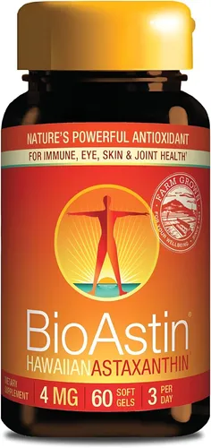 BioAstin® Astaxanthin Bioastin Astaxanthin 4 Mg 60 Kapseln - Nahrungsergänzun...