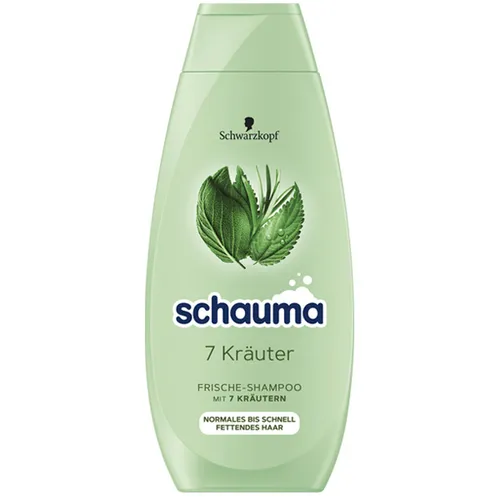 Schauma Kräuter Shampoo 400ml - Intensive Pflege für gesundes Haar, mit ausgewählten Kräuterextrakten für ein frisches Haargefühl.
