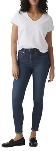 Levi's® Skinny-fit-Jeans 721 HIGH RISE SKINNY blau 26 - Stylische Skinny-fit-Jeans mit hohem Bund für einen trendigen Look. Aus elastischem Denim gefertigt, bietet sie hohen Tragekomfort und eine perfekte Passform.