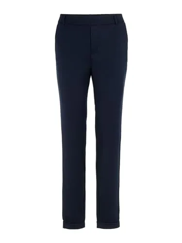 VERO MODA VMMAYA MR Loose Pant - Bequeme Damenhose in Blau - Damen-Hosen mit mittlerer Taille, ideal für einen lässigen Look und hohen Tragekomfort.