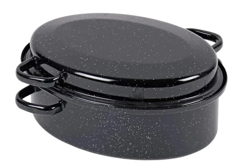 Gänsebräter oval Ø 26 cm - Pfannen, ideal zum Braten und Garen von Gänsen, gleichmäßige Wärmeverteilung für perfekte Ergebnisse.