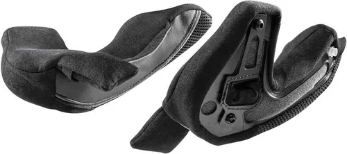 X-Lite X-1005/Ultra Carbon Wangenpolster, schwarz, 15 mm - Motorrad-Headsets, leicht auszutauschen und reduziert Geräusche für ein verbessertes Fahrerlebnis.
