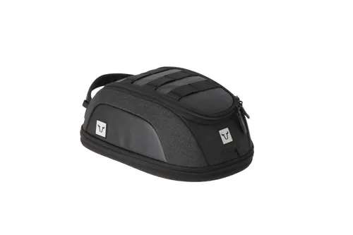 SW-Motech Legend Gear Magnet-Tankrucksack LT3 - 3,5l bis 5,5l - Praktischer Tankrucksack mit Magnet-Halterung, aus robustem Eco-Tech Polyester und Kunstleder, ideal für Motorradfahrer auf Tour.