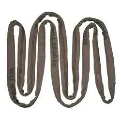 Rundschlinge - doppelt ummantelt - Tragkraft 4t/8t - Umfang 3 m - grau