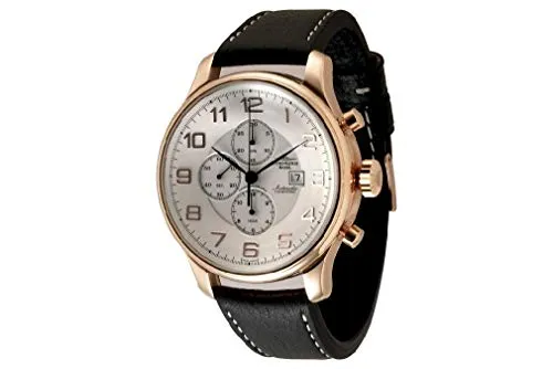 Zeno-Watch Herrenuhr - Giant Chronograph Day-Date Gold Plated - 10557TVD-Pgr-f2