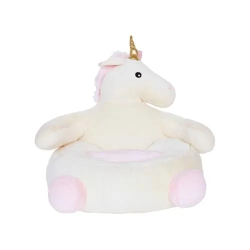 sweeek Einhorn-Sessel für Kinder - Lulu - Bequemer und verspielter Einhorn-Sessel für Kinder, ideal zum Entspannen und Spielen. Mit seinem flauschigen Design bringt er Farbe ins Kinderzimmer.