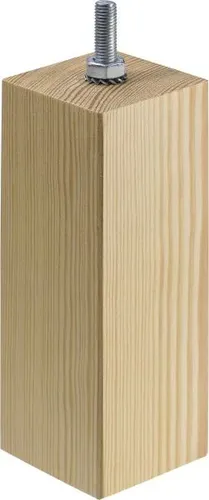 Hettich Möbelfuß Brema Buche Ø 50 x 50 x 150 mm - Möbelfüße aus Buche, stabil und stylish, ideal für die individuelle Gestaltung von Möbeln.