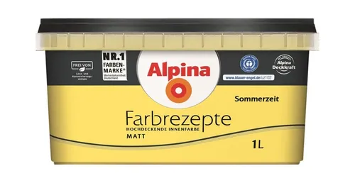 Alpina Farbrezepte Sommerzeit matt 1 Liter