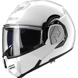 LS2 ADVANT SOLID Klapphelm - Motorradhelm in Weiß, XXL, hypoallergen und doppelt homologiert für optimalen Komfort und Sicherheit