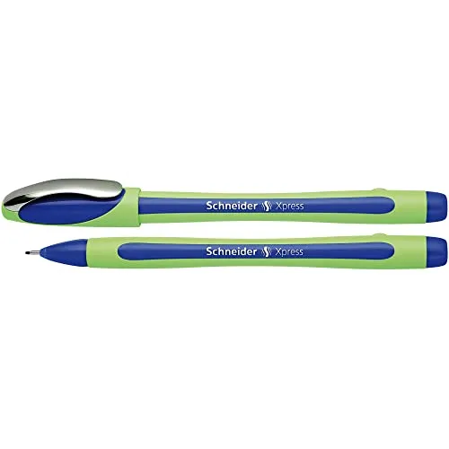 Schneider Set 5 Filzstifte pte Fine Fineliner Xpress 0,8 mm blau
