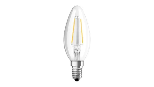 Żarówka LED E14 B35 CL 2,5W = 25W 250lm 2700K Ciepła 300 Filament OSRAM STAR