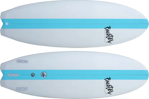 BUSTER SPACE TWIN River Surfboard - 5,0 - River Surfboard für erfahrene Surfer mit innovativem Shape, der Speed und Style-orientiertes High Performance Surfing ermöglicht.