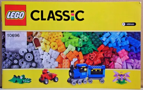 LEGO Classic Konstruktionsspielsteine Box (10696) - 484 bunte Bausteine für kreativen Spielspaß, ideal für Kinder ab 4 Jahren, Made in Europe